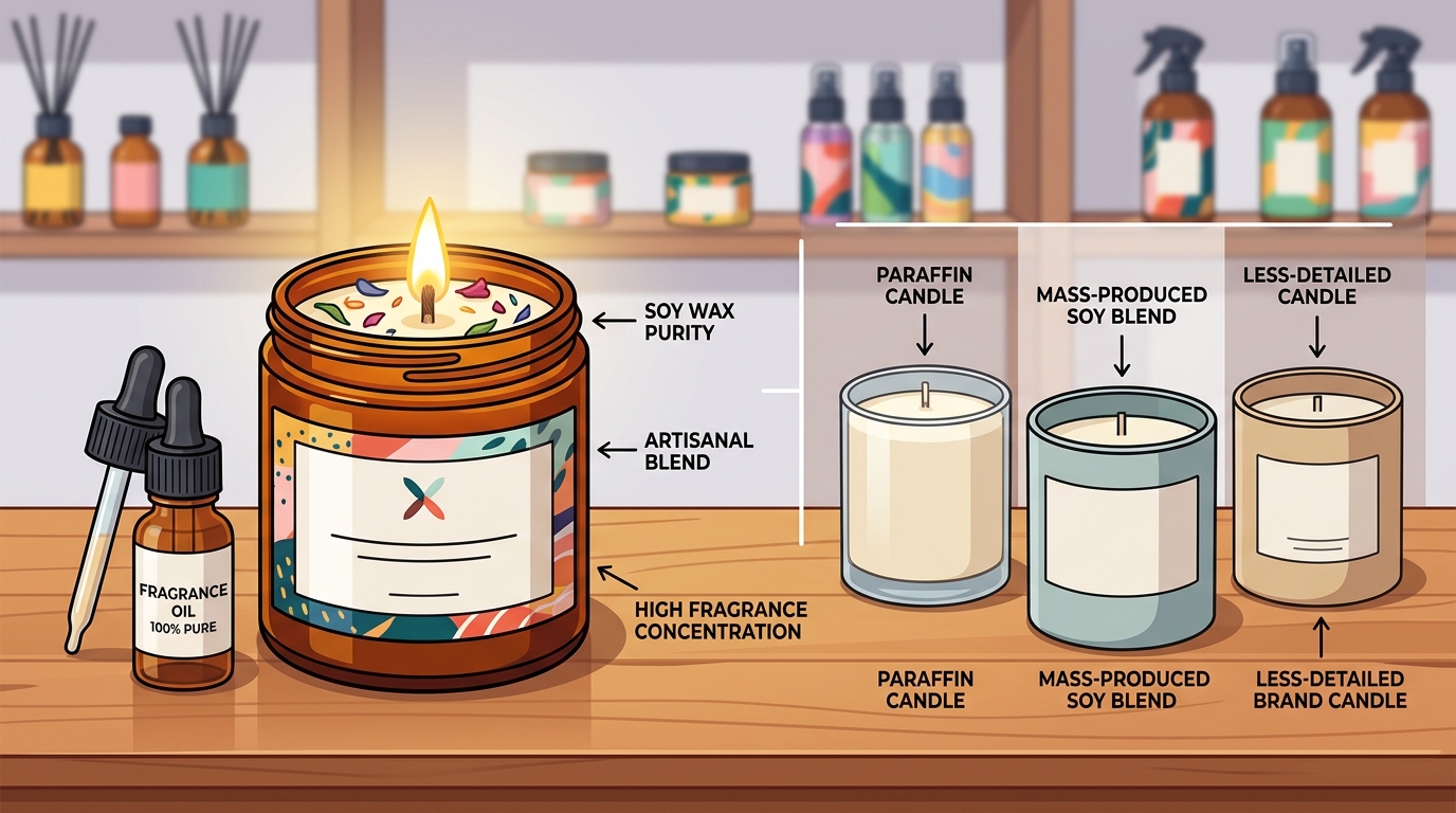 Ruby + Begonia vs. Other Luxury Candles: A Detailed Comparison
