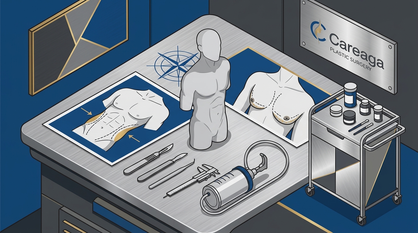 Men's Plastic Surgery Guide: Gynecomastia, Body Contouring & Fac