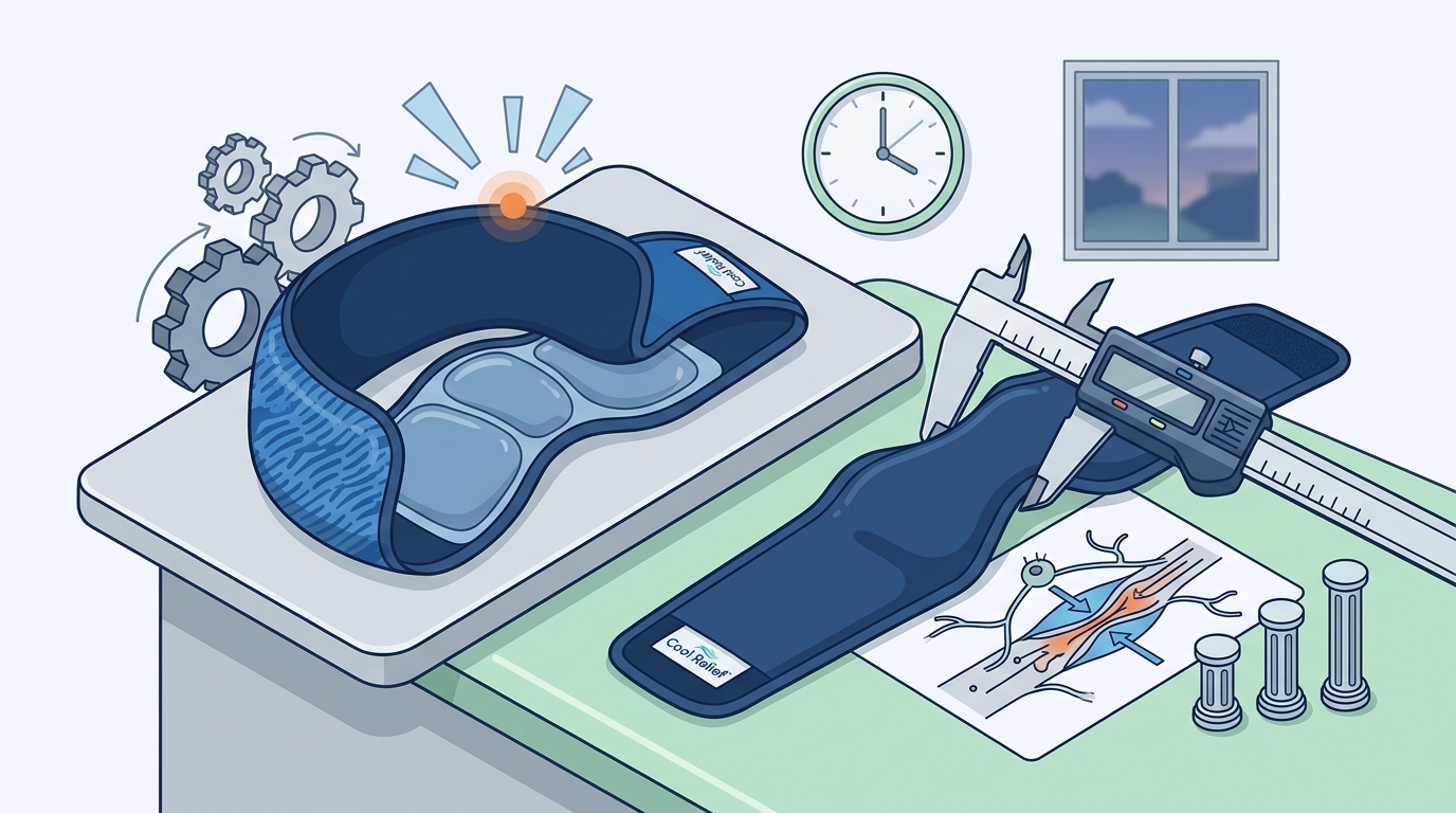 Measurable Pain Reduction With Flexible Migraine Ice Wraps