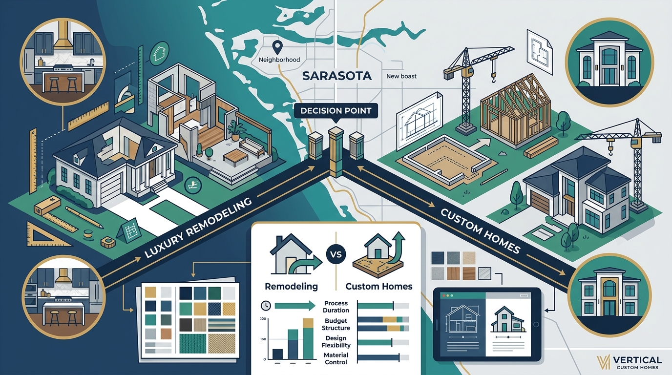 Luxury Remodeling vs. Custom Homes in Sarasota: How to Choose