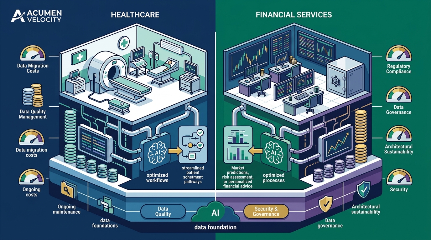 TCO in Cloud Data Modernization for Healthcare and Finance