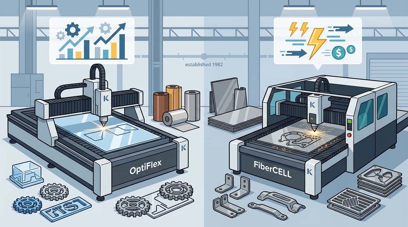 OptiFlex vs FiberCELL vs LaserCELL: Which Laser Cutter Fits Your