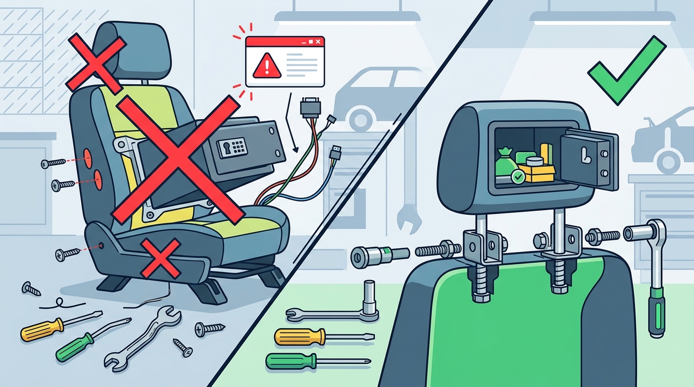 Common Installation Mistakes With Hidden Car Gun Safes
