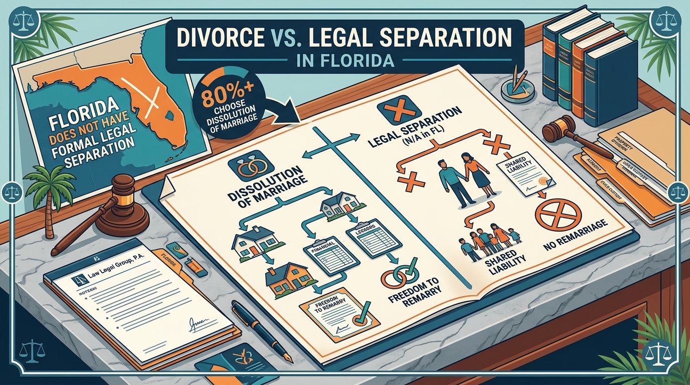 Divorce vs. Legal Separation in Florida: Key Differences