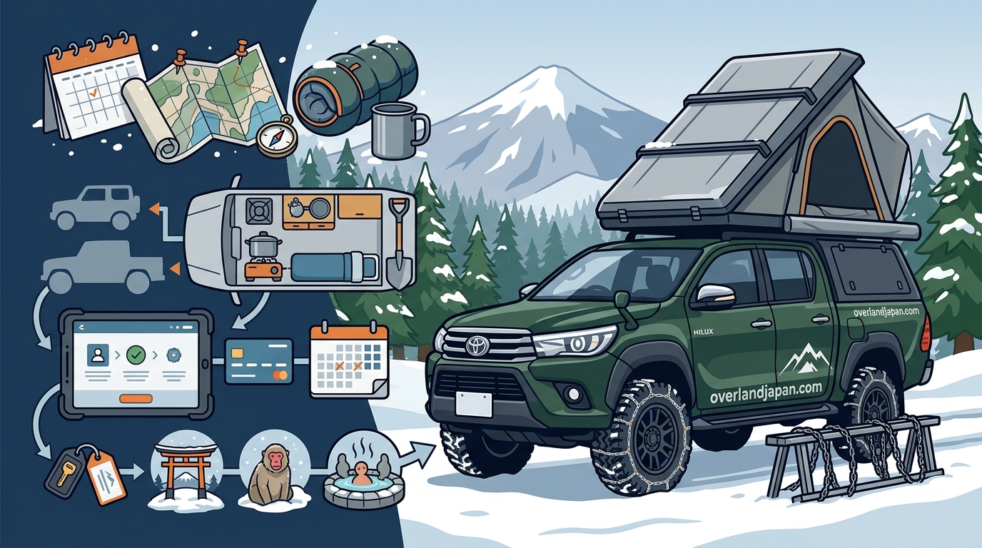 Booking a Winter Camper Van in Japan: A Step-by-Step Guide