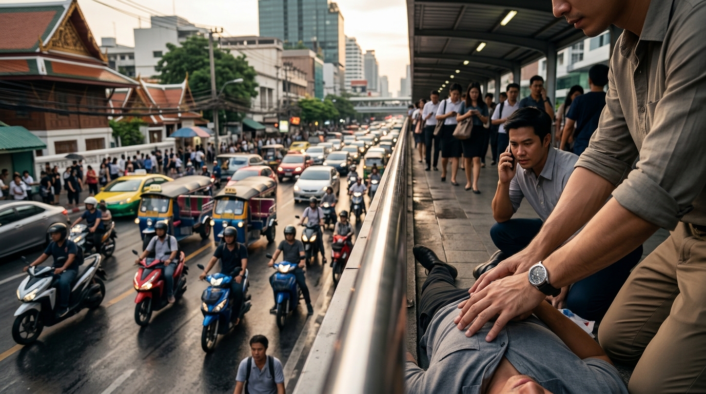 Real-World First Aid Scenarios in Bangkok: Immediate Response