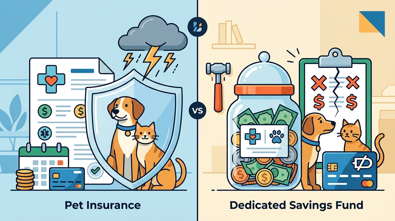 Pet Insurance vs. Savings: Comparing Calm Paws Home Strategies