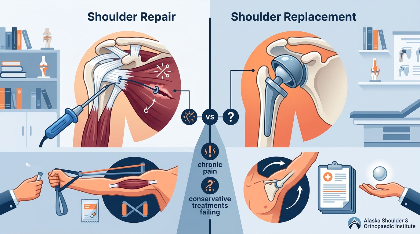 Shoulder Replacement vs. Repair: Which Procedure Is Right for?