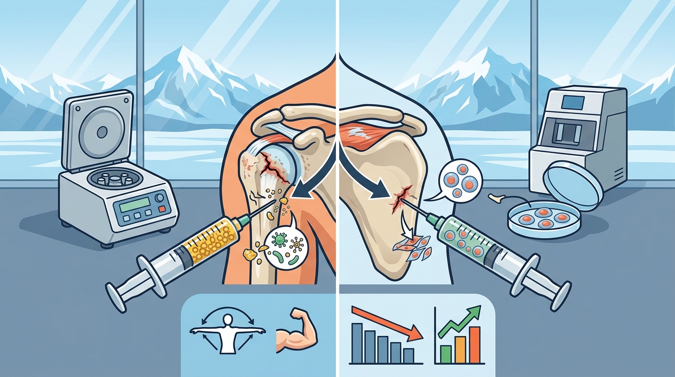 PRP vs Stem Cell Therapy for Shoulder Injuries in Anchorage