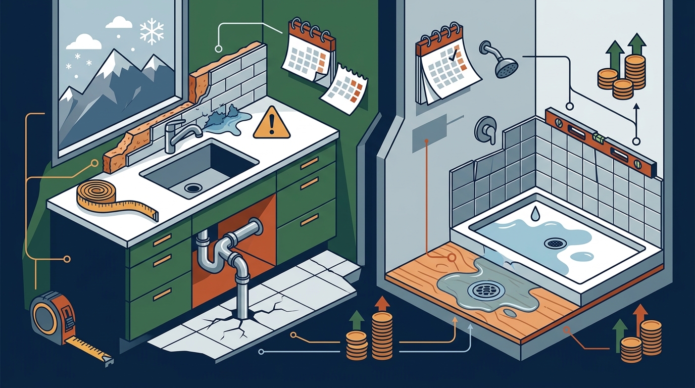 Common Kitchen and Bathroom Remodeling Mistakes to Avoid in DEN