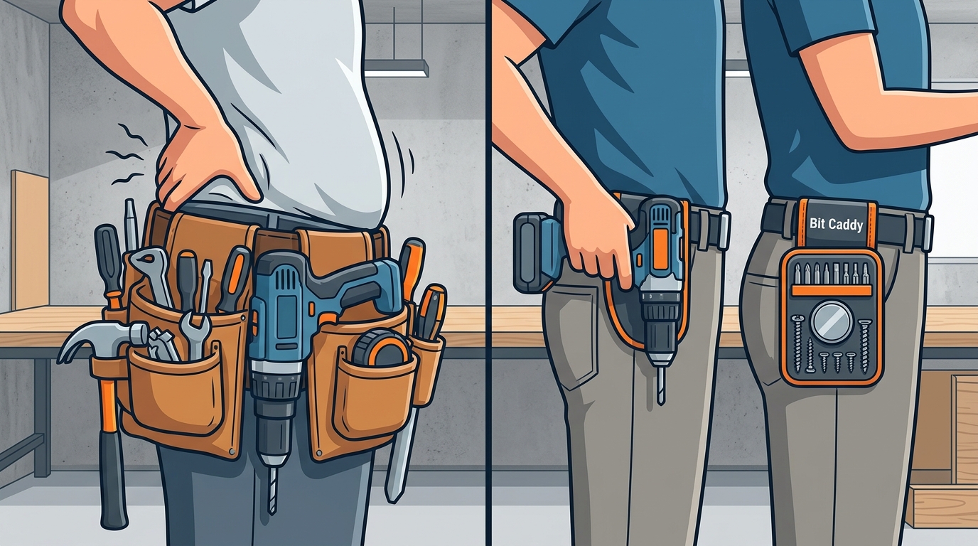 Drill Caddy vs Bit Caddy: Which Wearable Tool Organizer Is Right