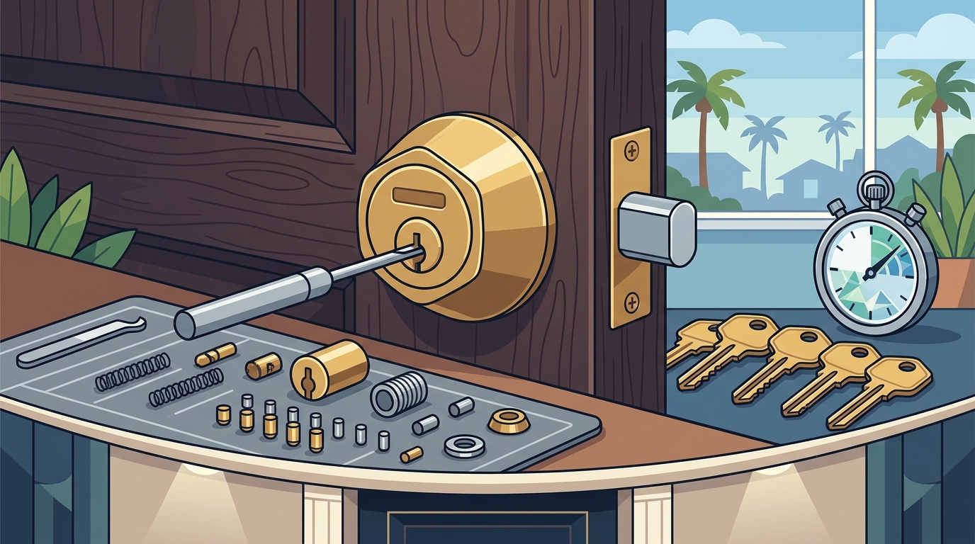 Same-Day Deadbolt Rekeying Benefits for Encinitas Homeowners