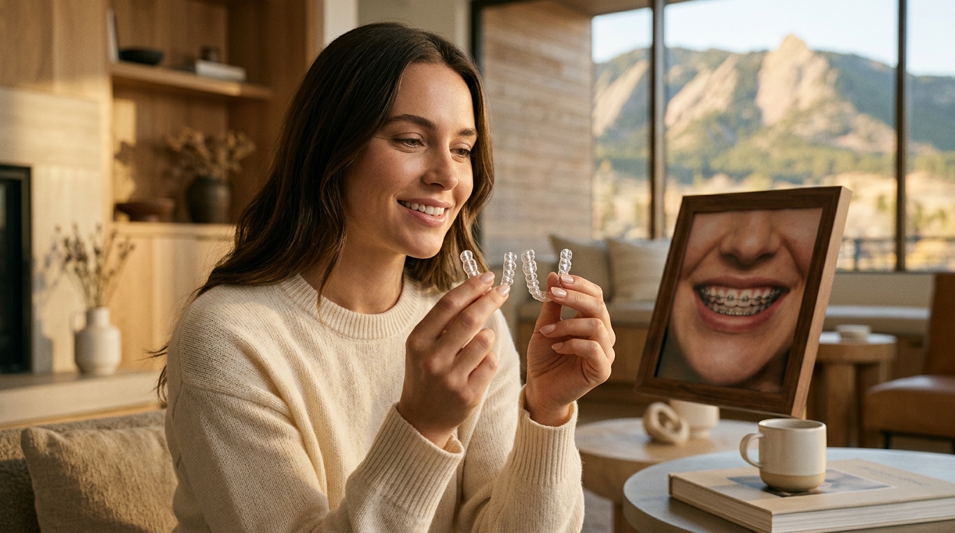 Clear Braces vs. Traditional Metal Braces: A Boulder Comparison