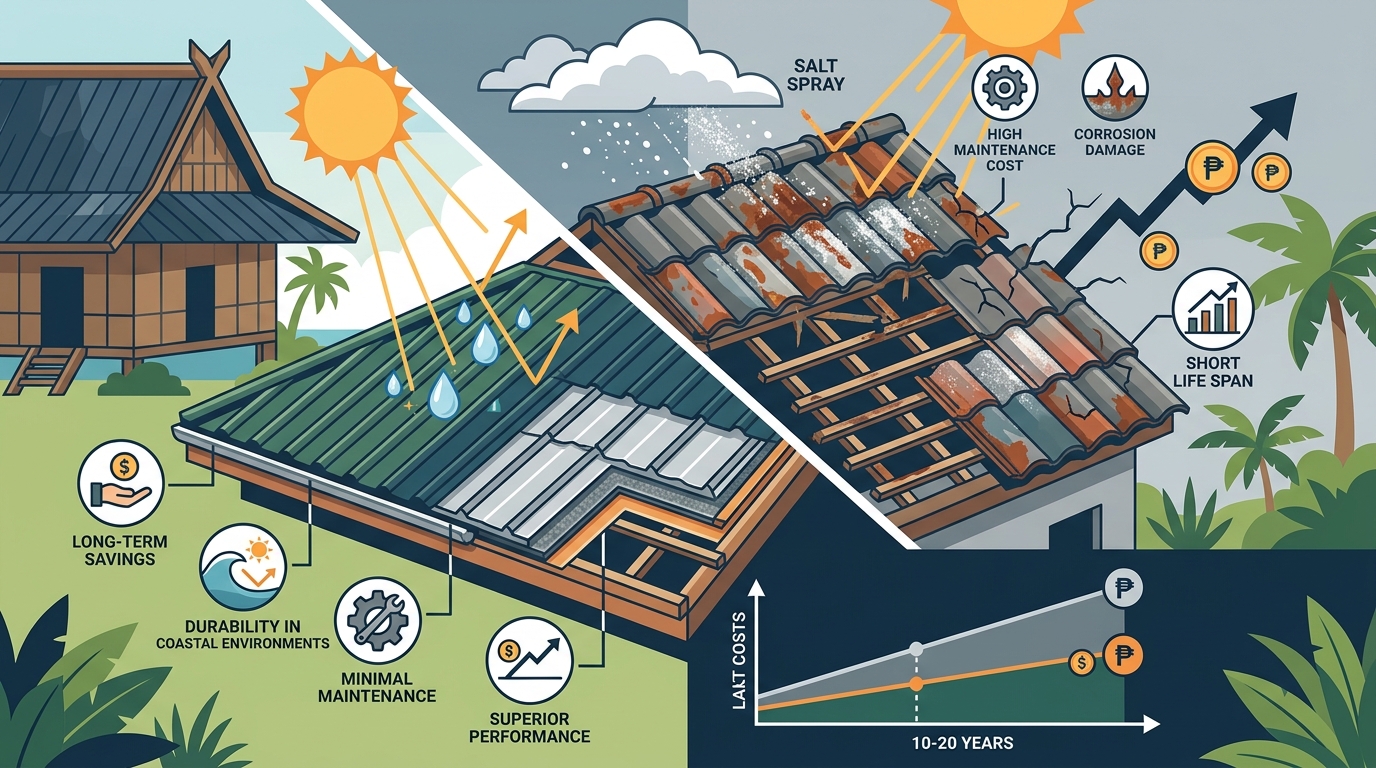 Coastal-Grade Roof Tiles: Cost-Benefit Analysis for Philippine H