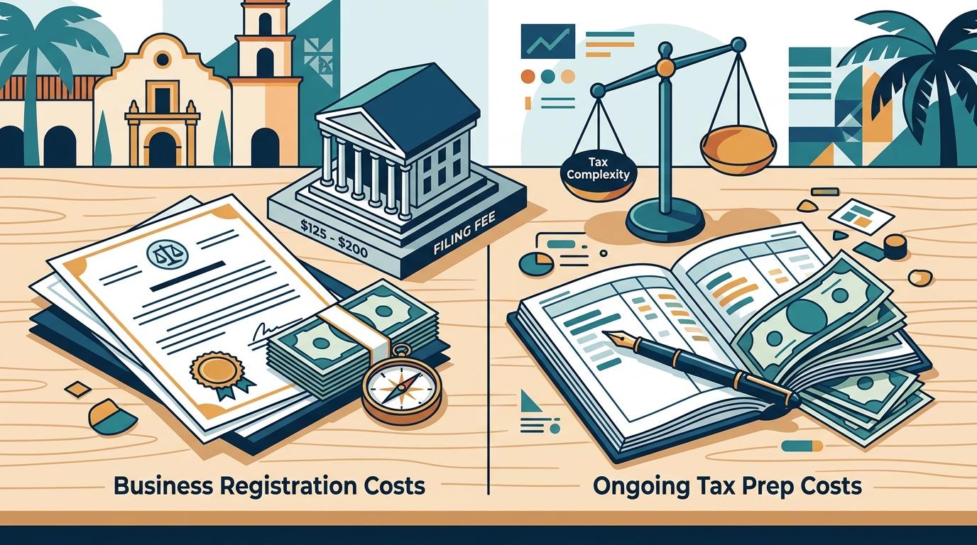 Florida Business Registration and Tax Prep Costs Compared