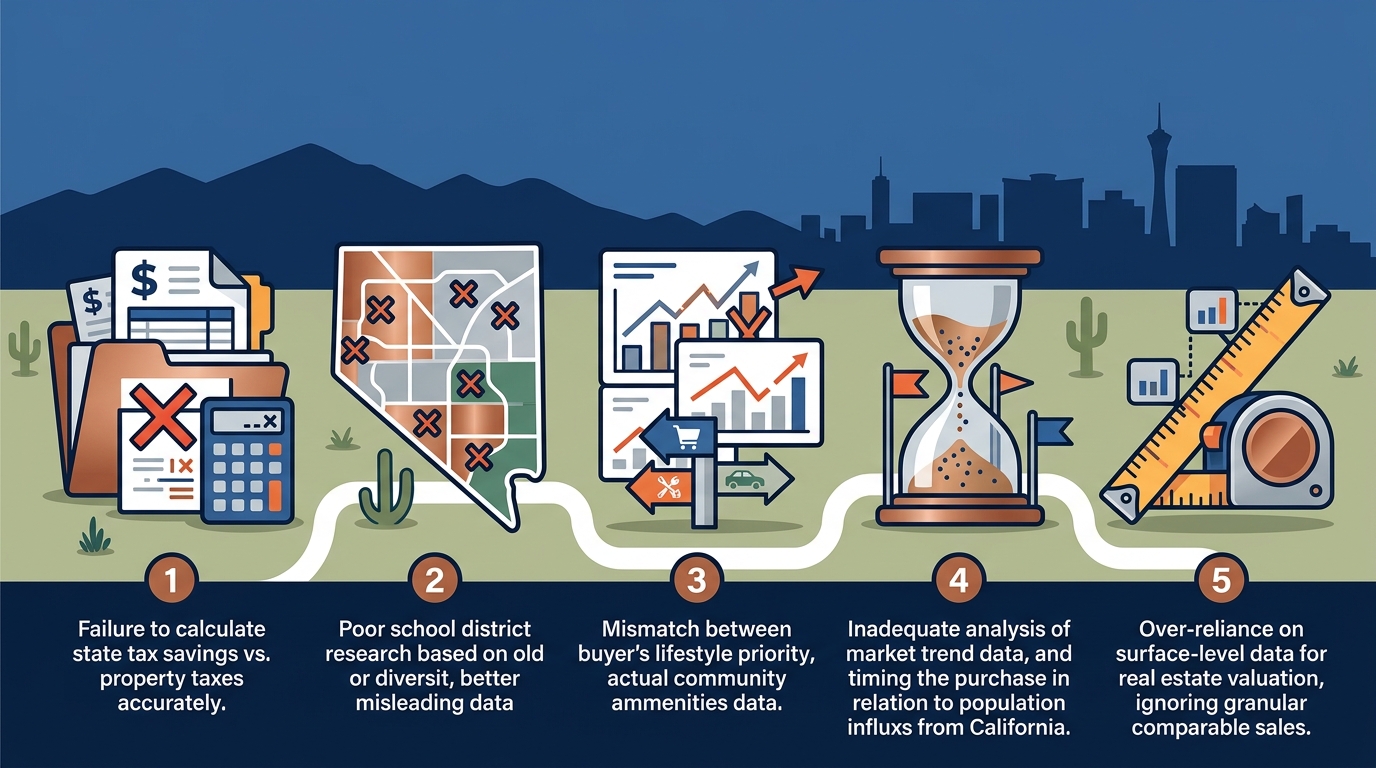 5 Data Mistakes Relocating Buyers Make in Nevada