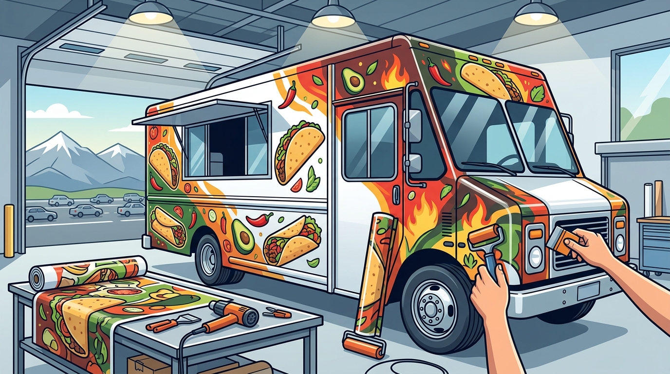 How to Get Your Food Truck or Trailer Wrapped in Utah County