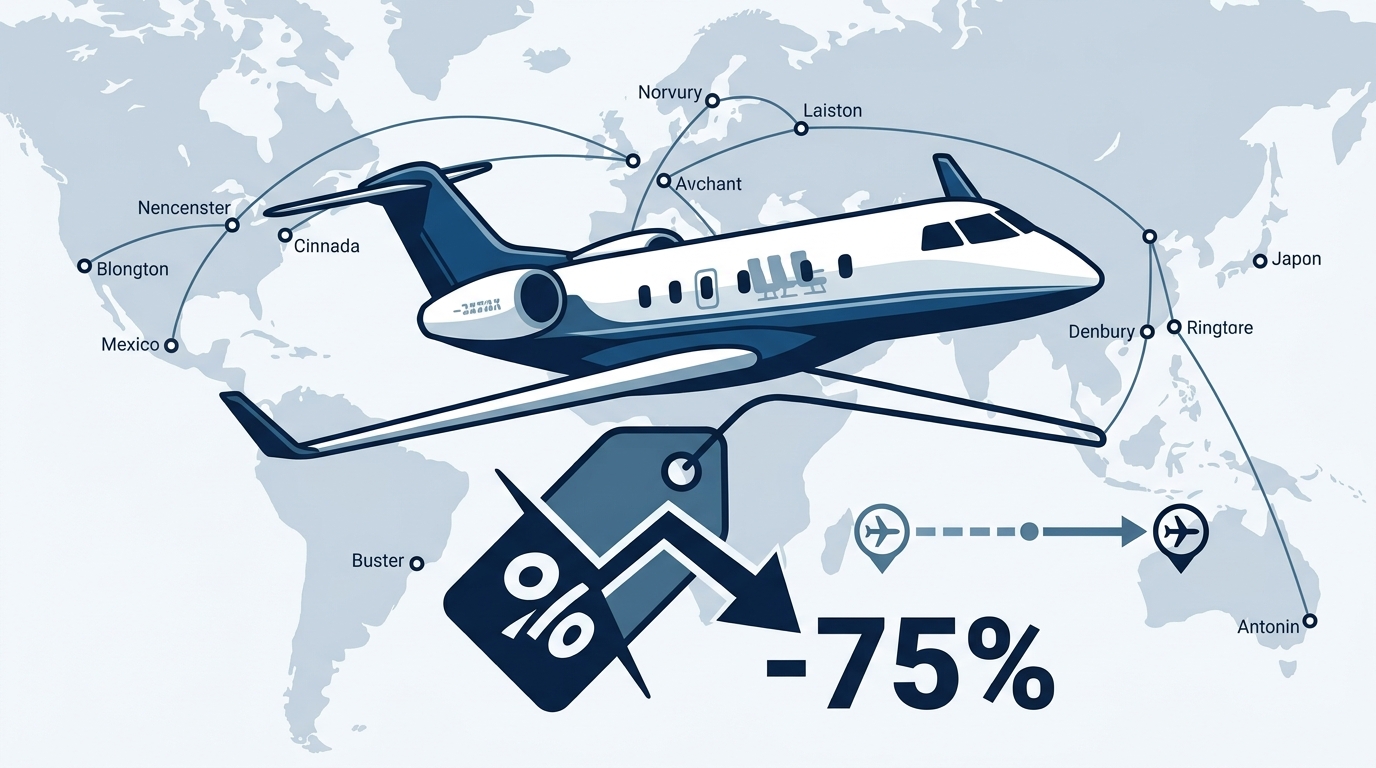Empty Leg Flights: How to Save 75% on Private Jet Charter