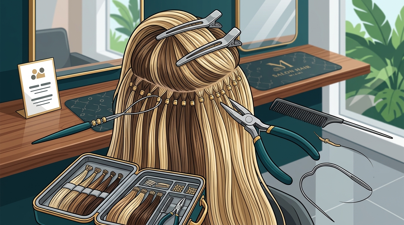 Microlink Hair Extensions Miami: Avoid These 5 Common Mistakes