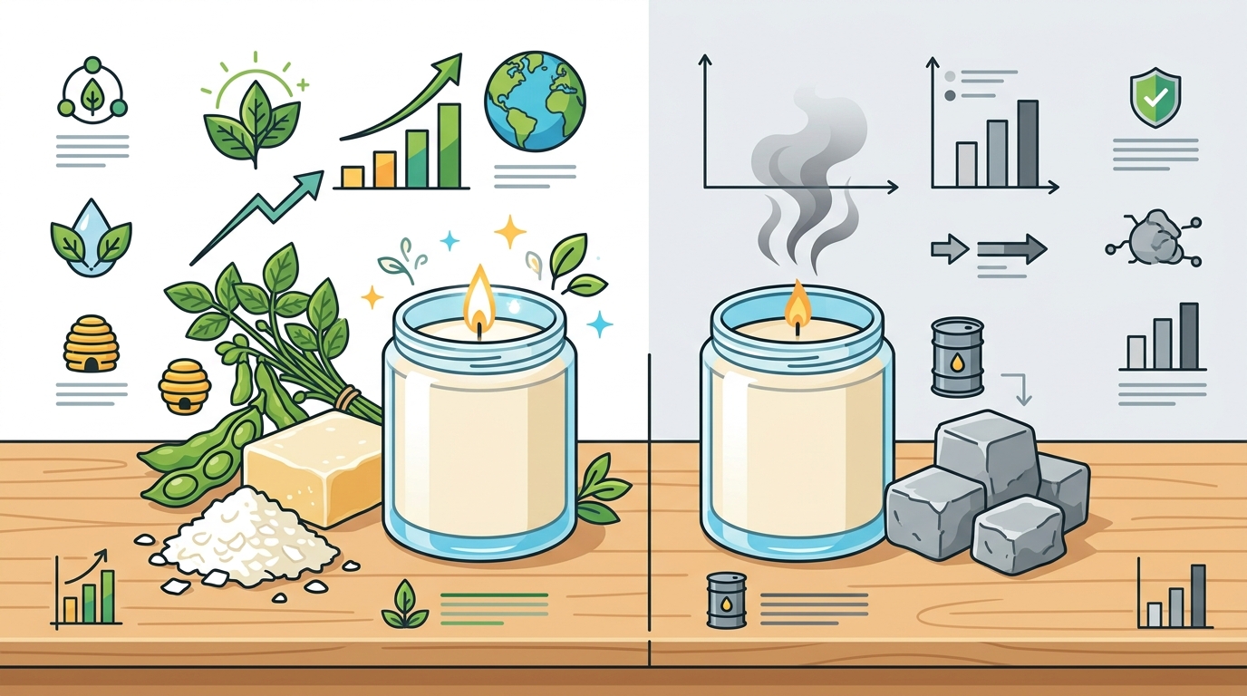 Natural Candle Guide: Wax Types & Ingredients Compared