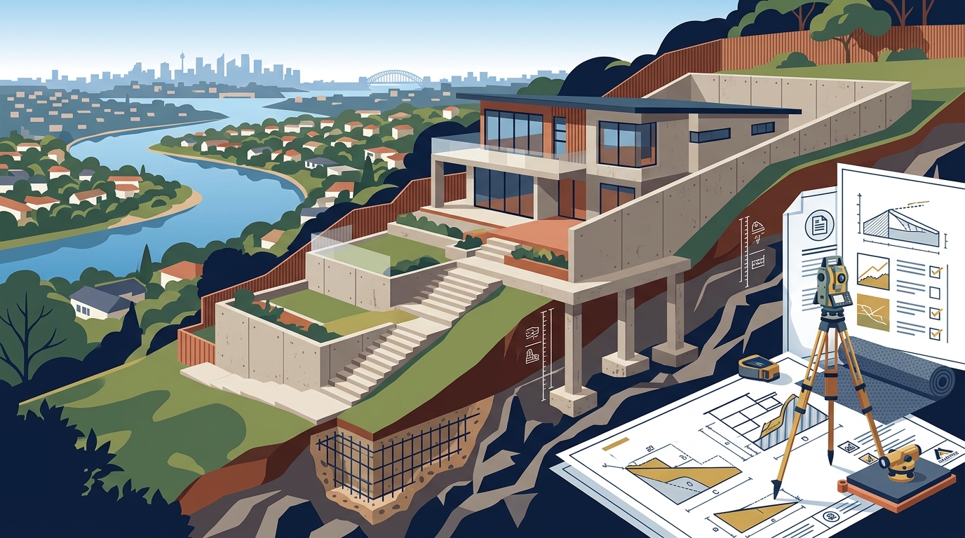 Building on Sloped Sites in Sydney: Design & Compliance Guide