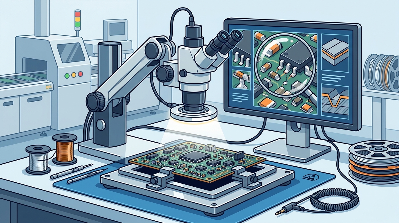 PCB Inspection Microscopes: Standards for German Electronics Mfg