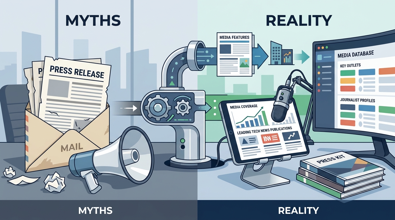 PR Myths vs. Reality: Why B2B Tech Needs Strategic Media