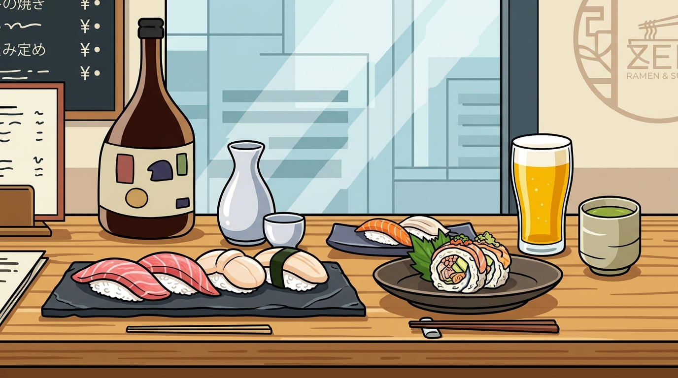 Essential Standards for Quality Sushi and Drink Selection Near H