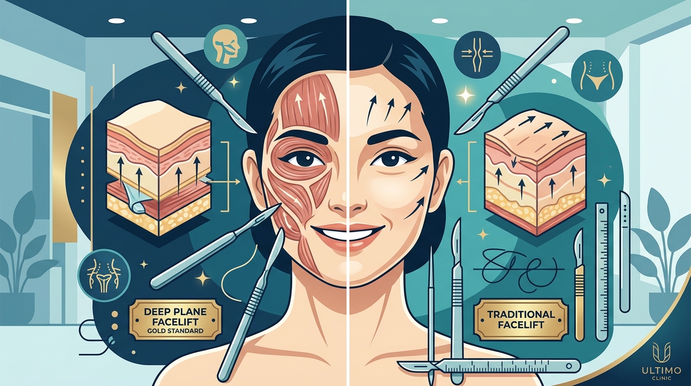Ultimo Deep Plane Facelift vs. Traditional Lift: Jakarta Plastic