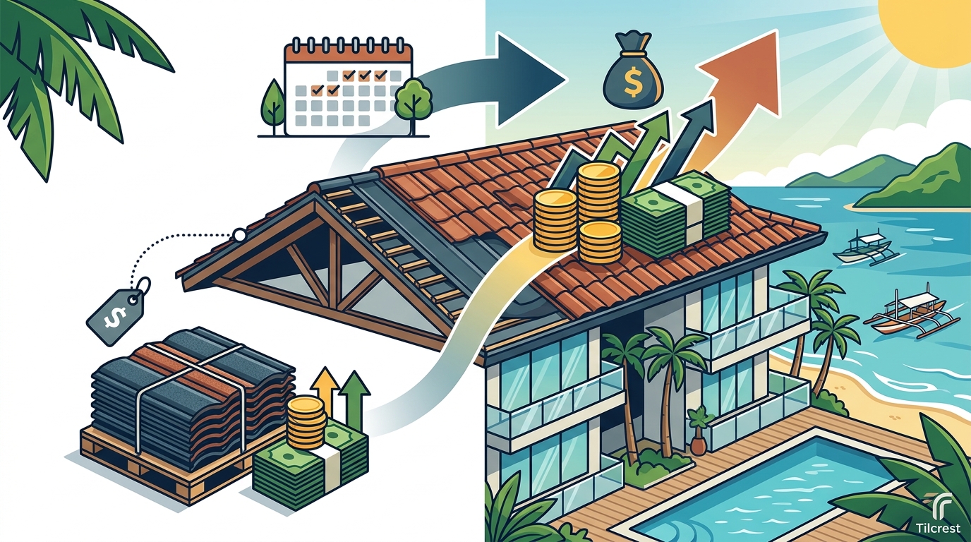 Premium Roofing Tile Pricing and ROI for Philippine Luxury Res