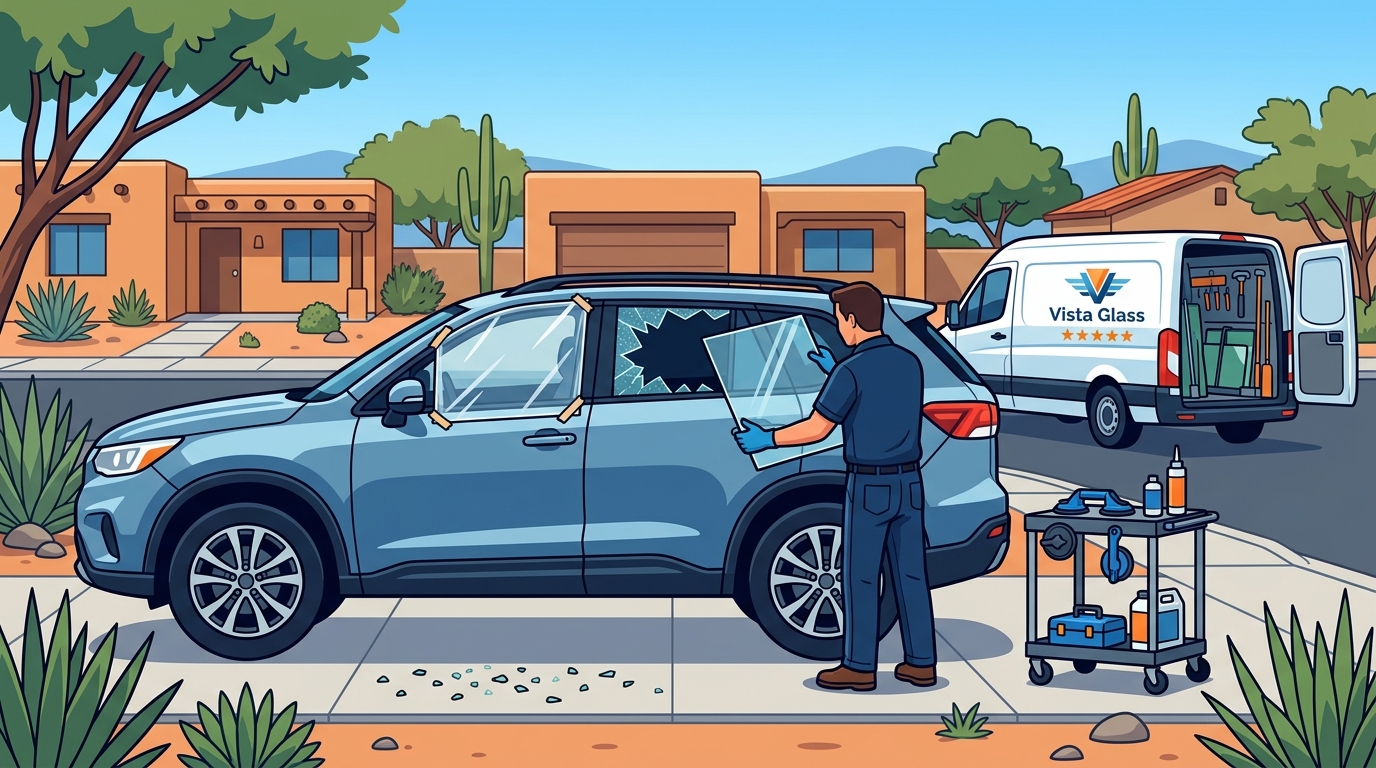 Side & Rear Window Replacement Myths After Break-In in Tucson