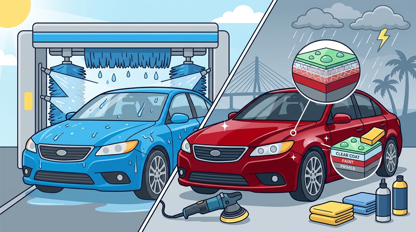 Sunday Car Wash vs. Professional Detailing: What Tampa Drivers