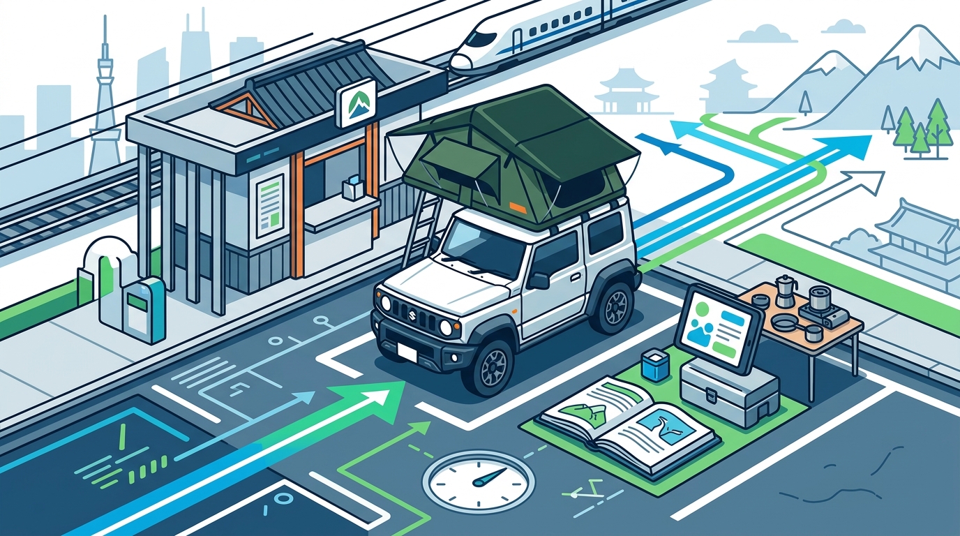 Picking Up a Camper Van in Central Tokyo: Step-by-Step Guide
