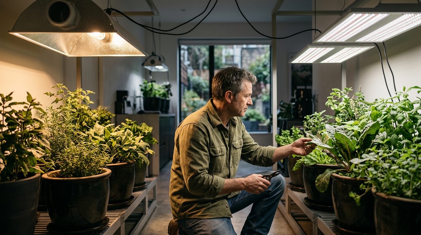Nano Grow Light vs LED: CMH vs LED for Indoor Plants