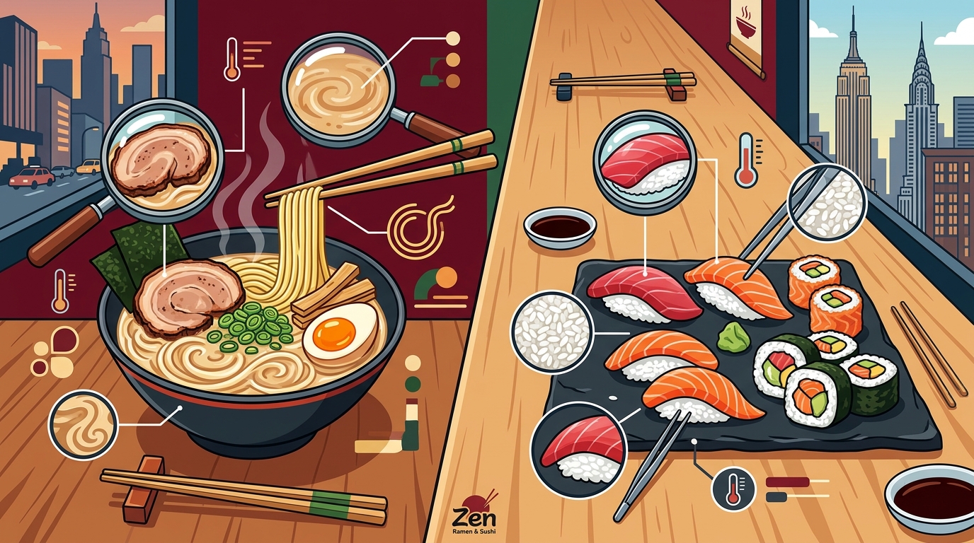Essential Standards for Evaluating Ramen and Sushi Quality in NY