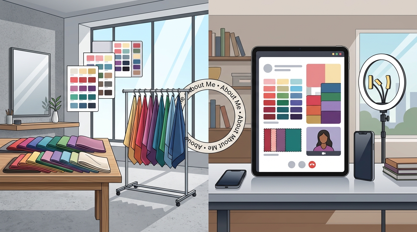Virtual vs In-Person Color Analysis: Budget & Lifestyle Guide