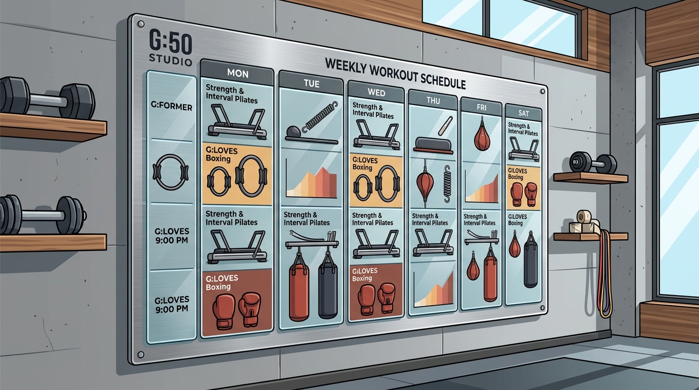 Structure Your Weekly Schedule: HIIT and Boxing at G:50 Studio