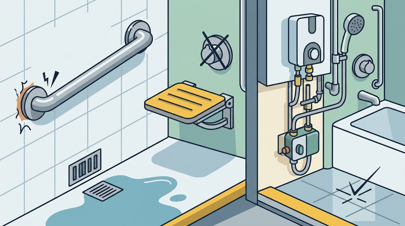 Common Installation and Setup Mistakes in Accessible Shower