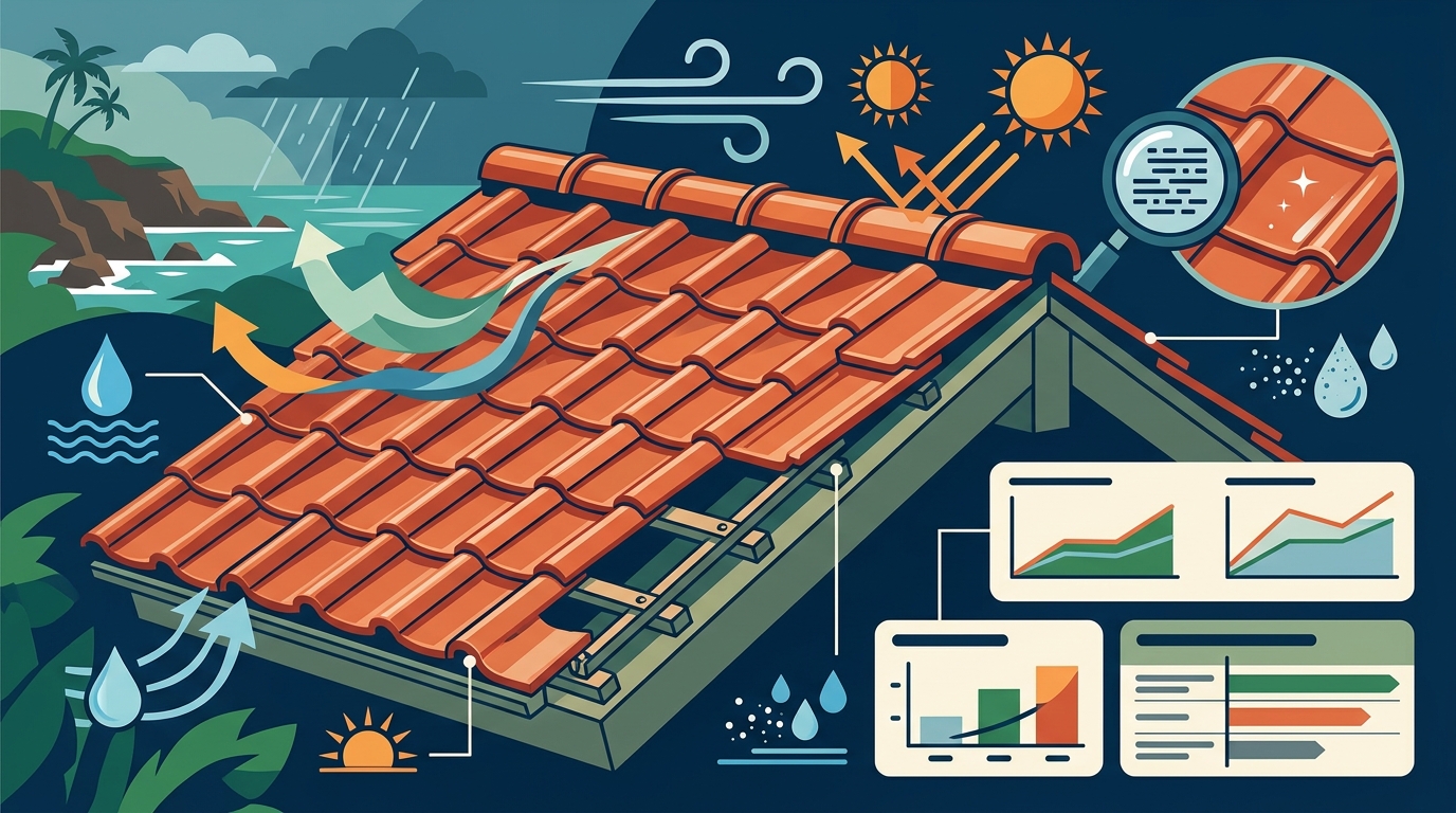 Tsuruya Clay Tiles for Coastal and Humid Climates