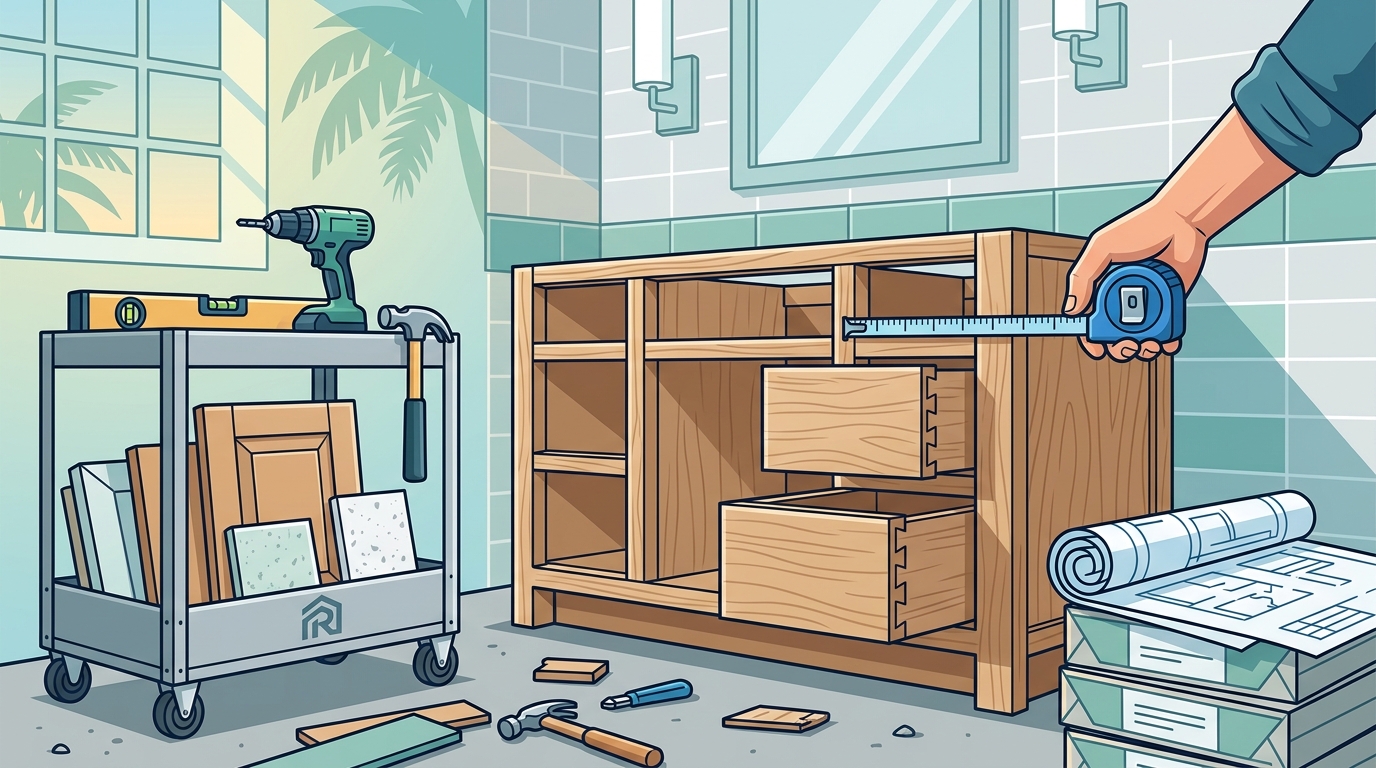 Bathroom Vanity Remodeling Tampa Bay: Custom Cabinet Guide