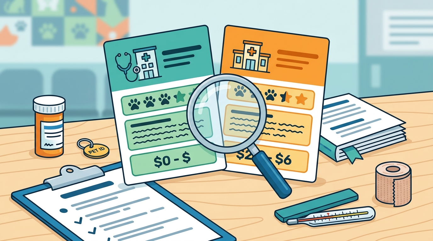 Compare Vet Clinic Costs and Reviews Before Booking