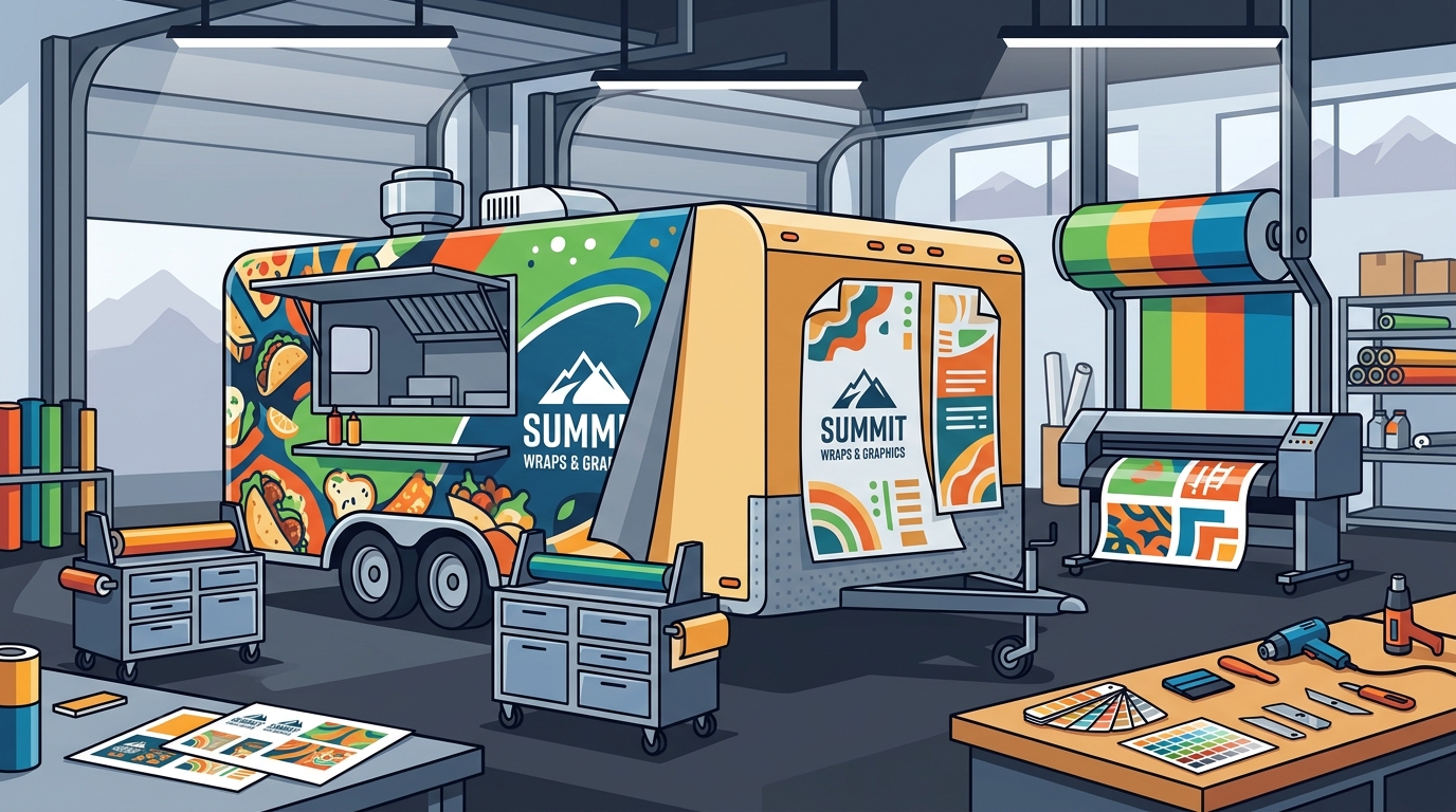 Food Truck & Trailer Wrap Guide for Utah County