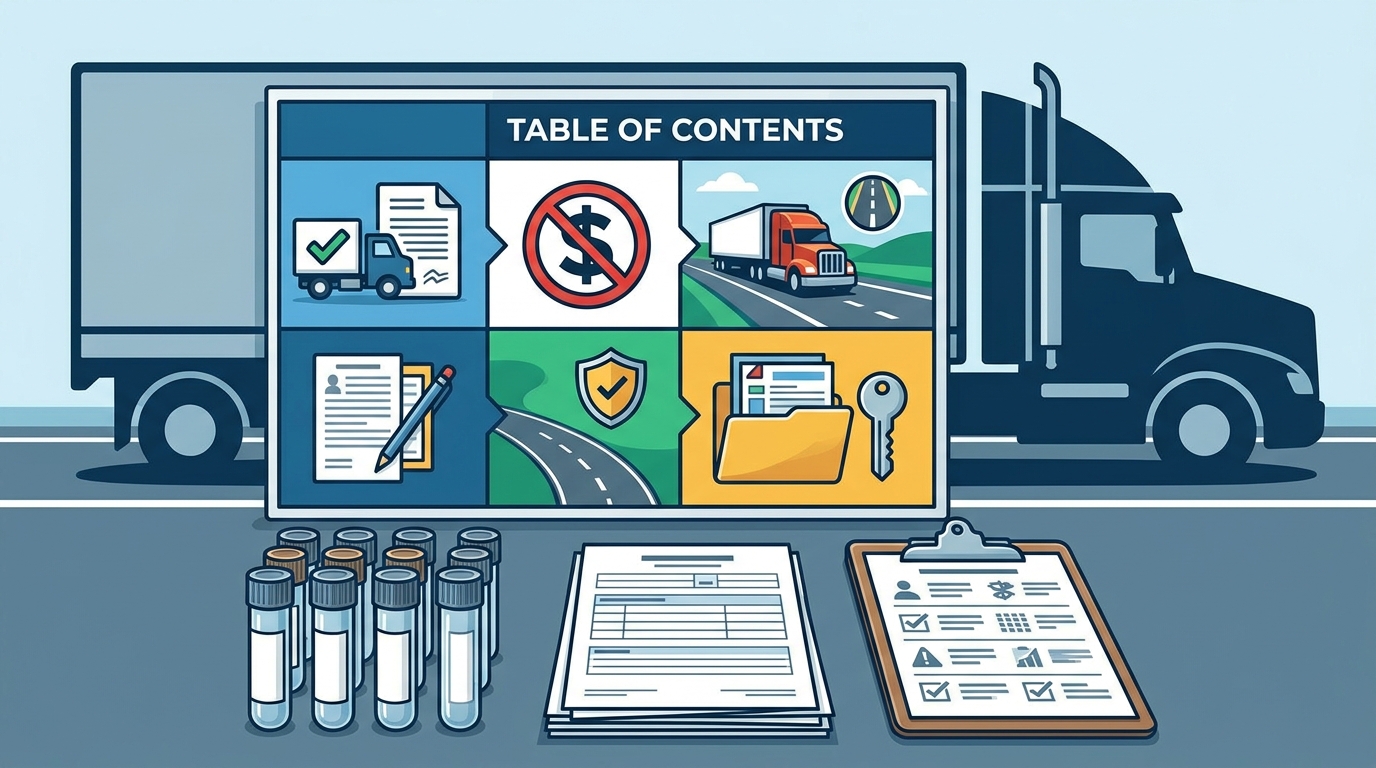 DOT-Compliant Drug and Alcohol Testing for Truck Drivers: The 20
