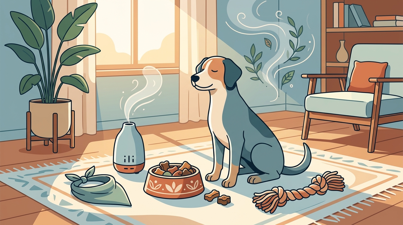 How Calming Chews and Aromatherapy Support Dogs with Separation