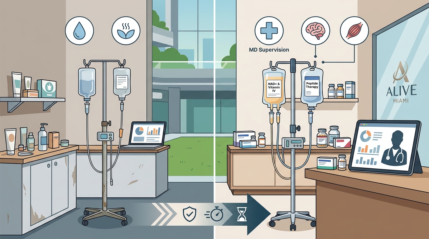Doctor-Supervised IV Therapy vs. Standard Medspas: Why It's Sa