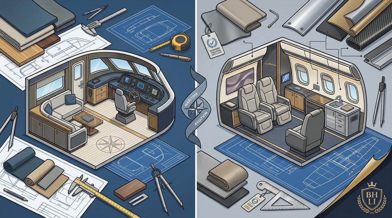 Private Yacht and Aircraft Interior Design: The 2026 Ultimate