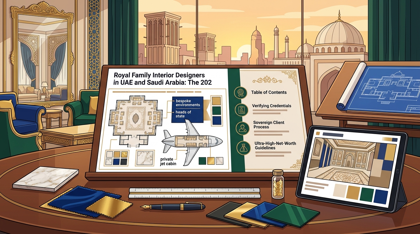 Royal Family Interior Designers in UAE and Saudi Arabia: The 202