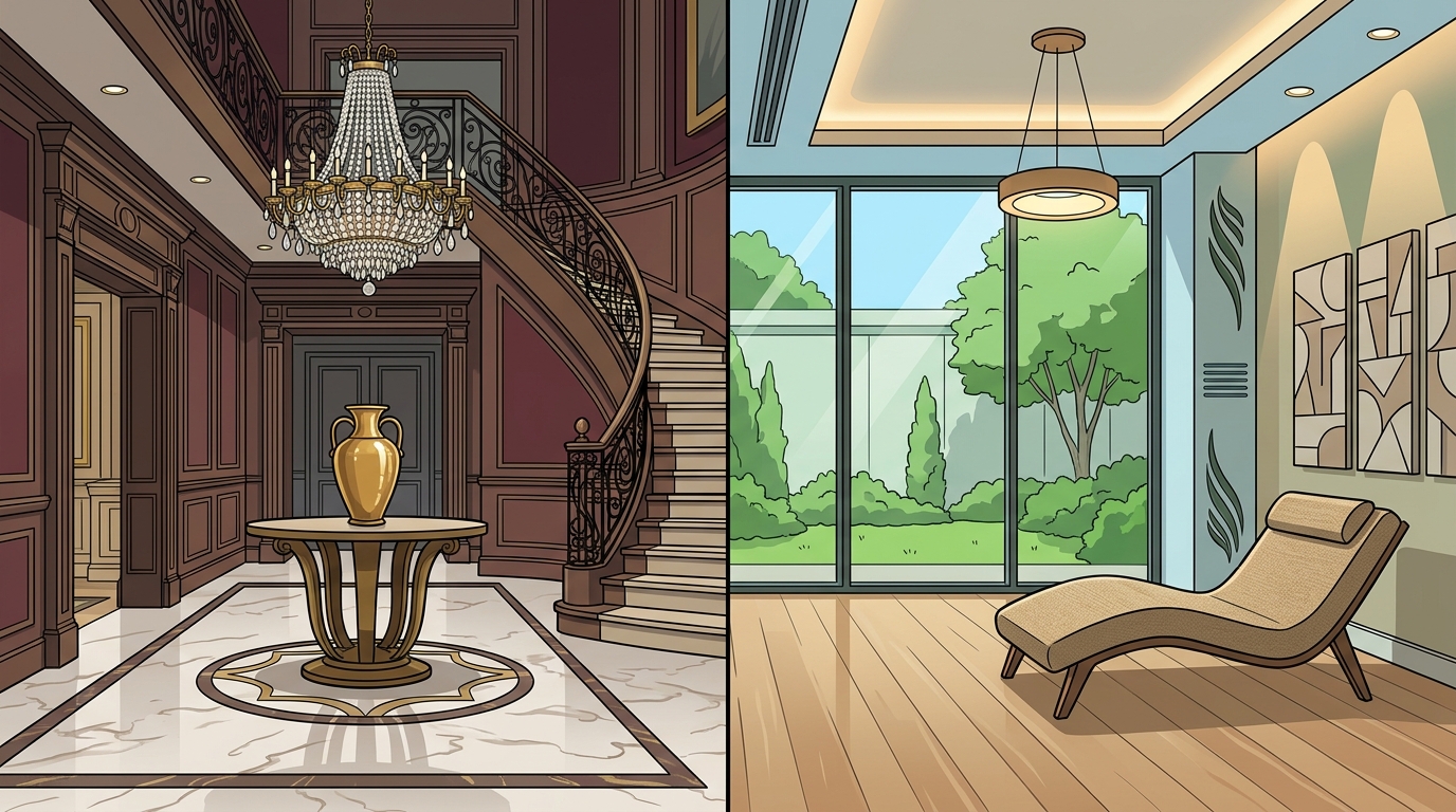 Wellness Design vs. Standard Luxury Interiors: A 2026 Comparison