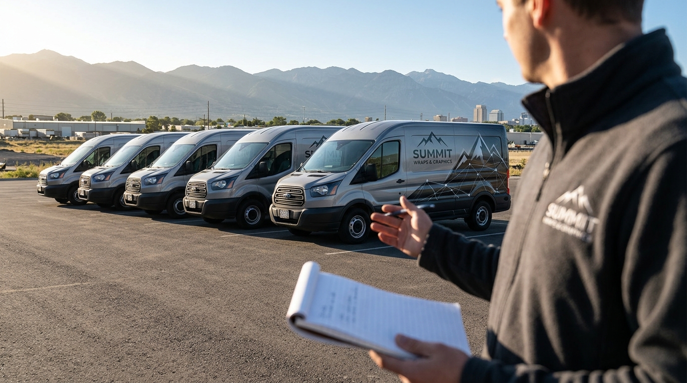Commercial Fleet Wrap Quote Guide for Salt Lake County