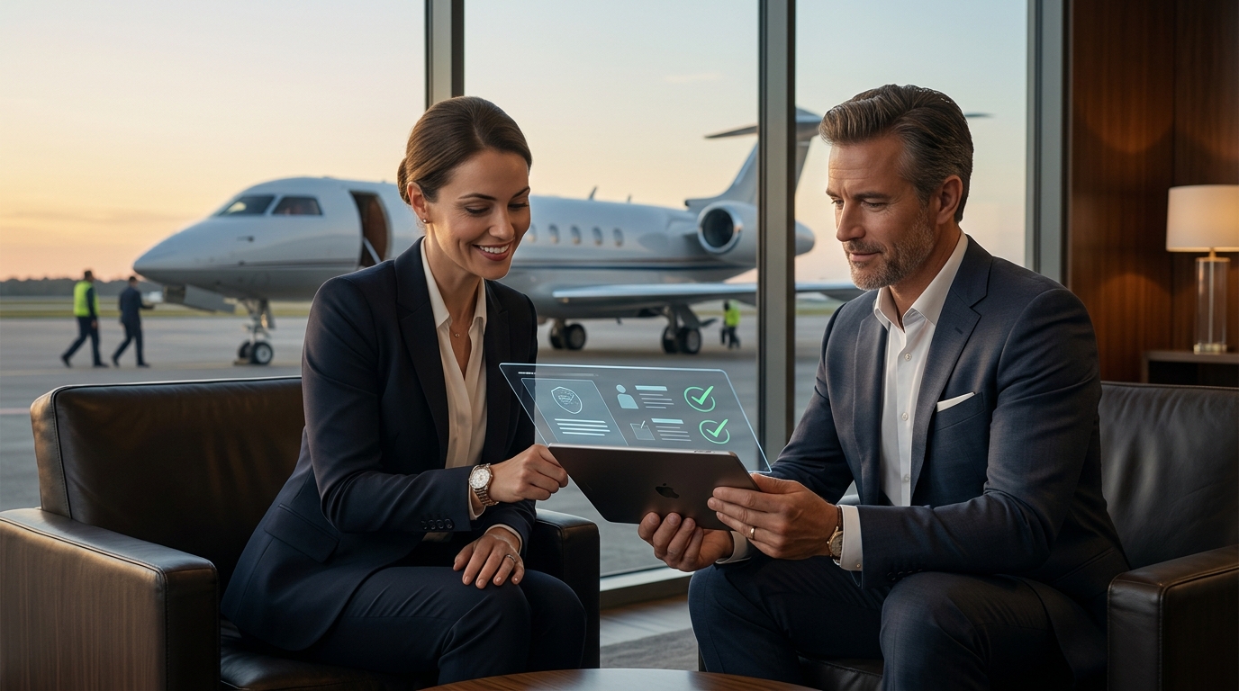 Which Private Jet Charter Company Uses Only ARGUS and Wyvern-Rat